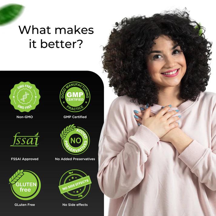 Health Veda Organics Advance Biotin for Hair, Skin & Nails Tablet