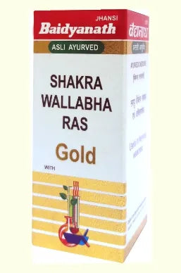 Baidyanath (Jhansi) Shakra Wallabha Ras with Gold Powder