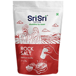Sri Sri Tattva Rock Salt (Saindhava Lavana) - Fine Grain, Free Flow, Premium Quality - 1 kg