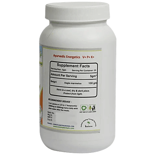 Planet Ayurveda Belgiri Powder - 100gm Powder