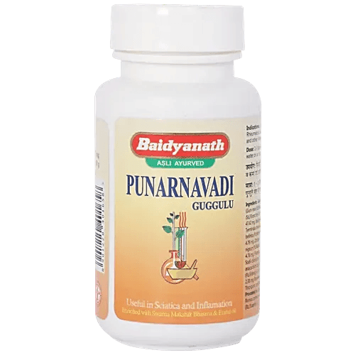 Baidyanath (Jhansi) Punarnavadi Guggulu Tablet - 80Tabs