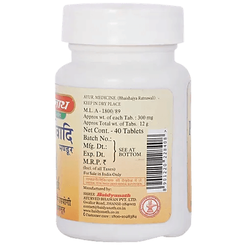 Baidyanath (Jhansi) Punarnawadi Mandoor Tablet