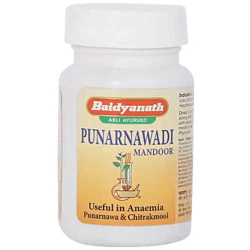 Baidyanath (Jhansi) Punarnawadi Mandoor Tablet