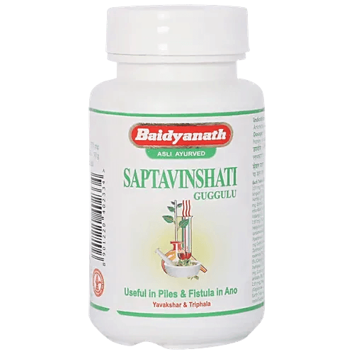 Baidyanath (Jhansi) Saptavinshati Guggulu Tablet - 80 Tabs
