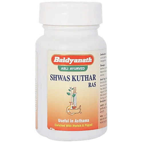 Baidyanath (Jhansi) Shwas Kuthar Ras Tablet - 80tabs