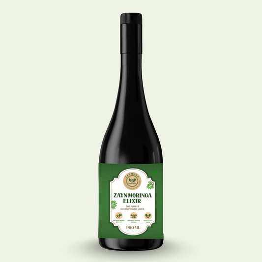Zaynura Ayurveda Moringa Juice 900ml | Purest Green power juice / Herbal Drink for Immunity / Energy, Digestion / Sugar Balance / supports Heart Health  | Vegan