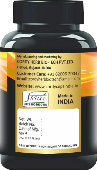 Cordy Herb Cordy Ganoderma Veg Capsule - 60 Capsules