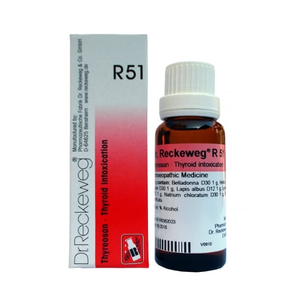Dr. Reckeweg R51 Thyroid Intoxication Drop - 22ml