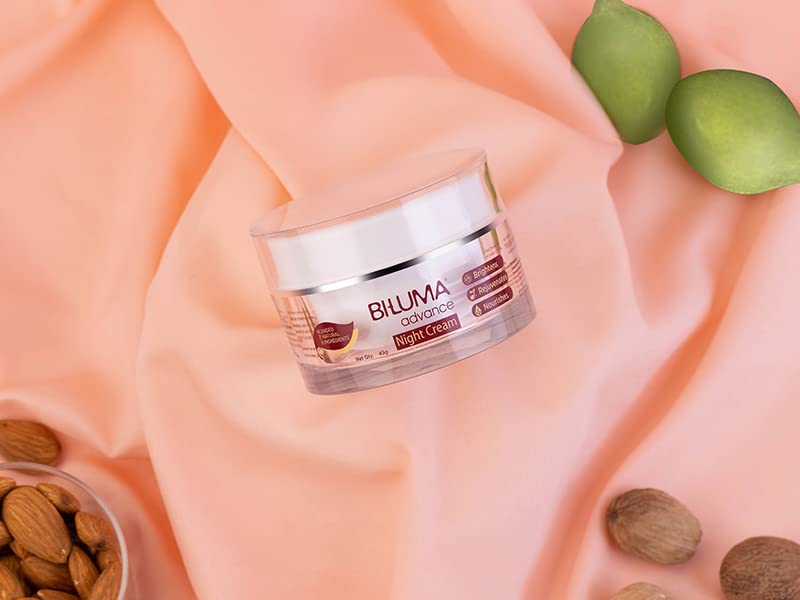 Biluma Advance Anti-Ageing Night Cream | With Natural Ingredients | Brightens, Rejuvenates & Nourishes the Skin | Derma Care | For All Skin Types