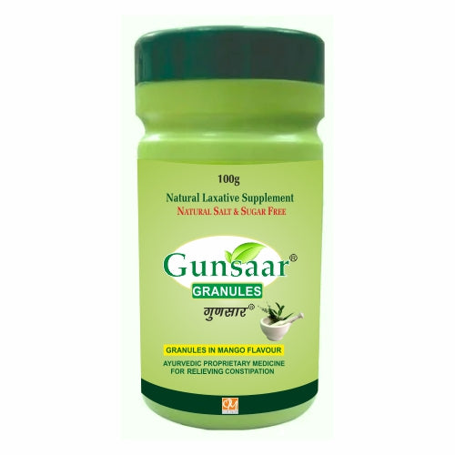 GUNSAAR GRANULES Ayurvedic Mango Flavour Granules for Constipation
