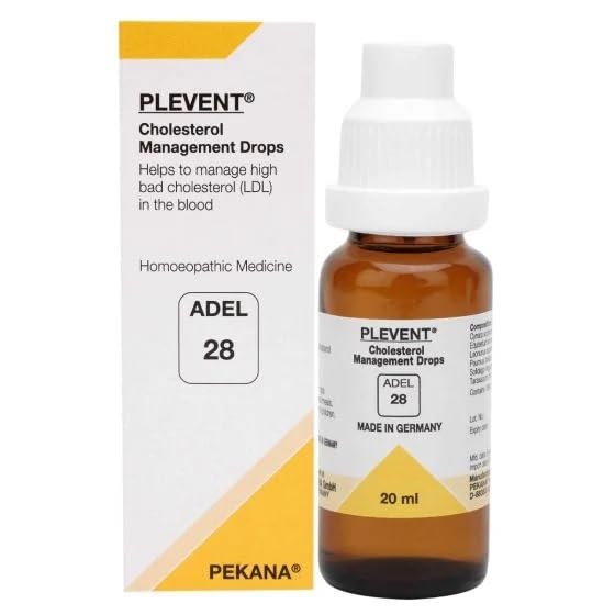 ADEL 28 Plevent Drop - Cholesterol Management Drops - 20ml