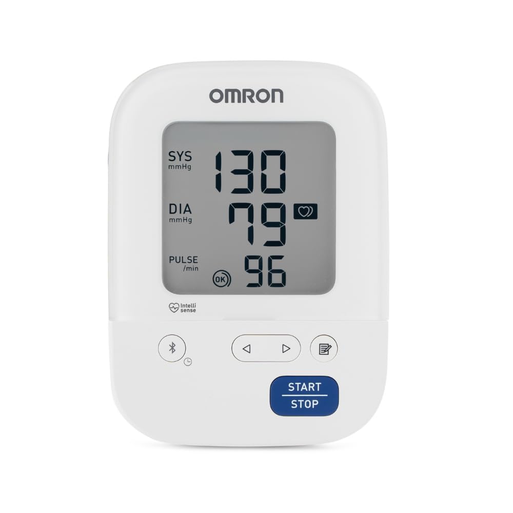 Omron HEM 7156 Digital Blood Pressure Monitor with 360° Accuracy Intelli Wrap Cuff for All Arm Sizes Accurate Measurements and Bluetooth Connectivity