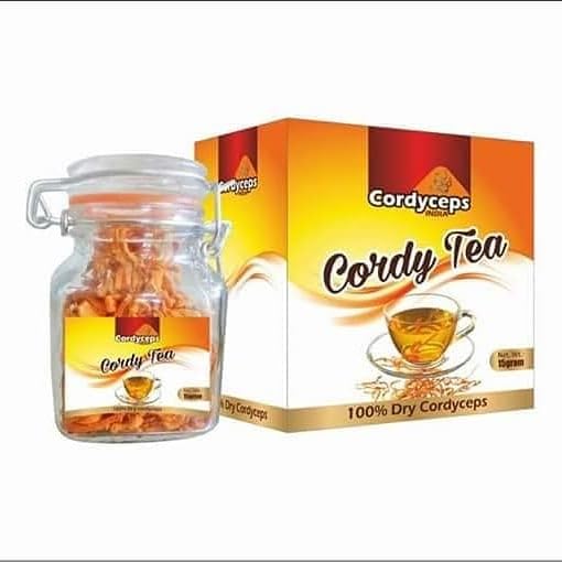 Cordy Herb Cordy Tea Dry Cordyceps Tea Dietary Supplement Relaxes Stomach High Antioxidants | Boost Immune System | Vitamin for Men (50 Gram)