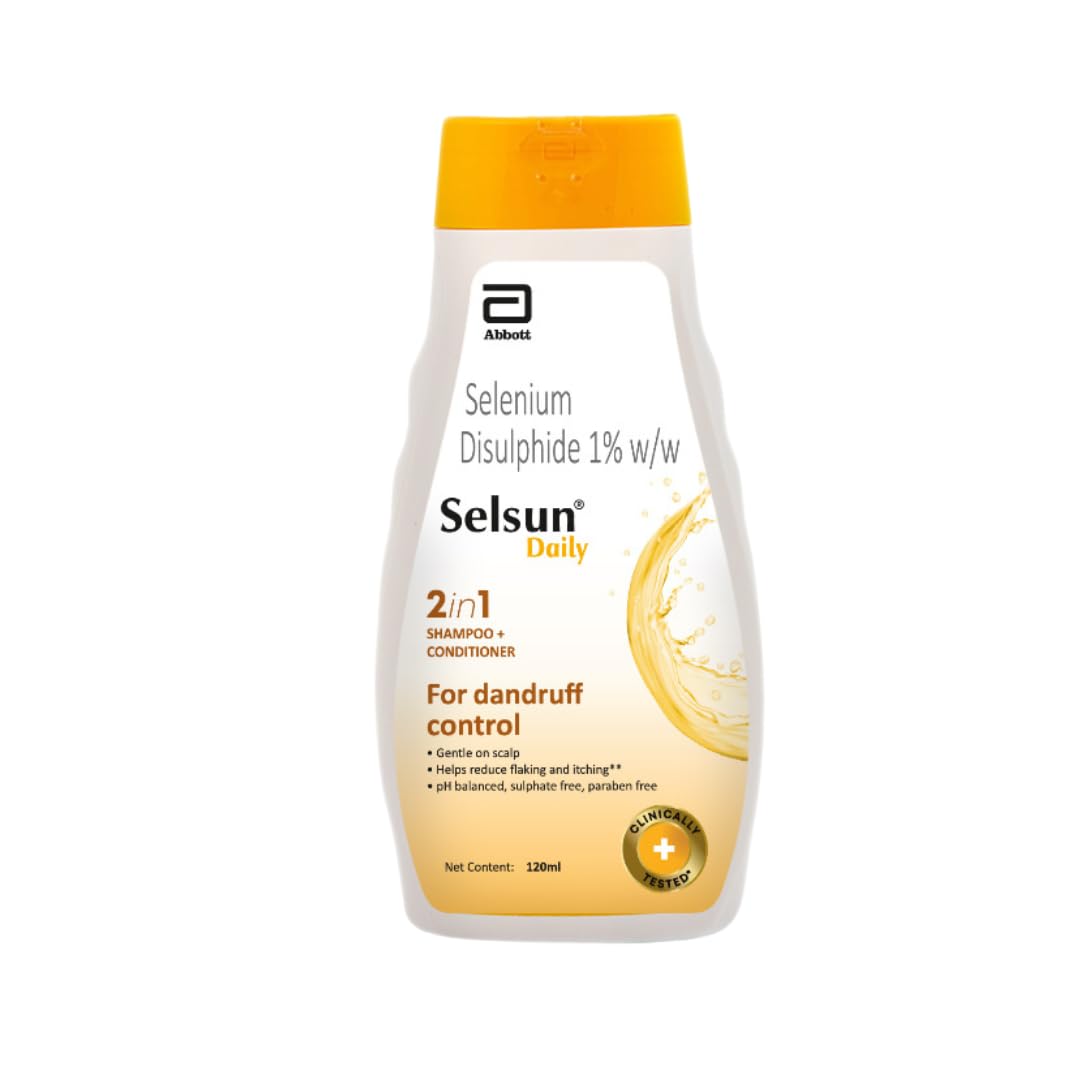 Selsun Daily Anti-Dandruff Shampoo with Added Conditioner for Dry Scalp & Hair Care | Sulphate & Paraben Free