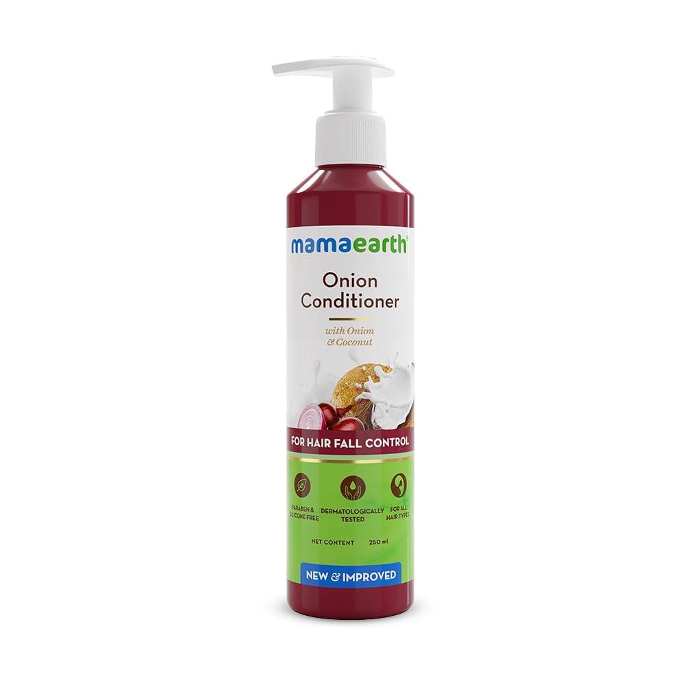 Mamaearth Onion Conditioner | For All Hair Types | Paraben & Silicone-Free - 250ml