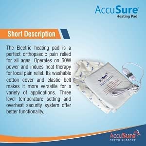 Accusure Electric Heating Pad