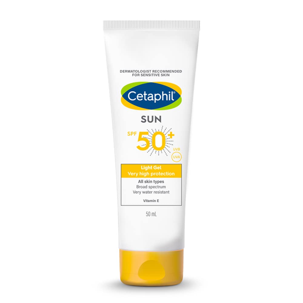Cetaphil Sun Light High Protection Sunscreen Gel | SPF 50+ Sensitive Skin - 50ml