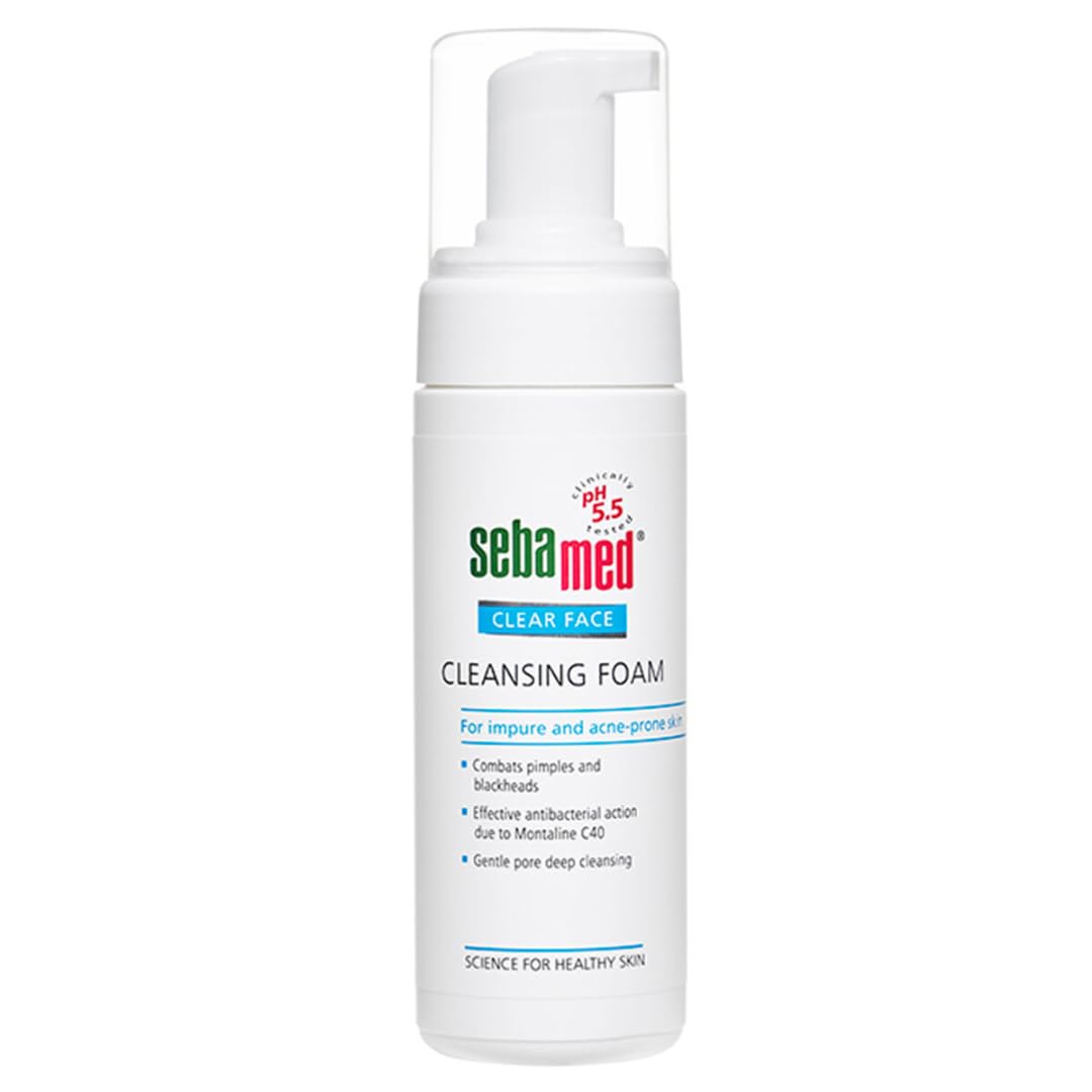 Sebamed Clear Face Cleansing Foam for Impure and Acne-prone Skin | Face Care Product for Pimples & Blackheads