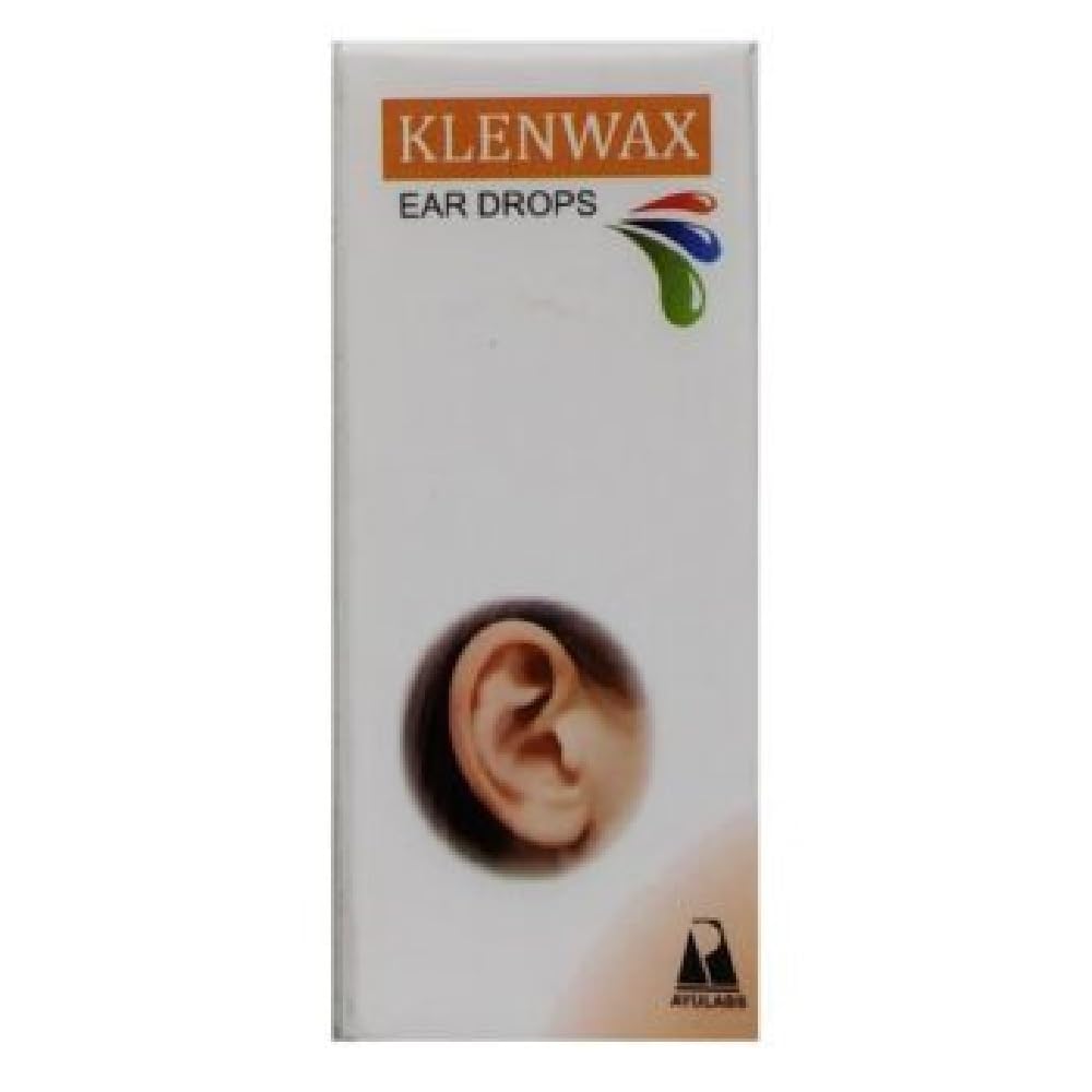 Ayulabs Klenwax Ear Drop | For Earwax Dissolution & Cerumen Softening | Pack of 2 (10 ml Each)