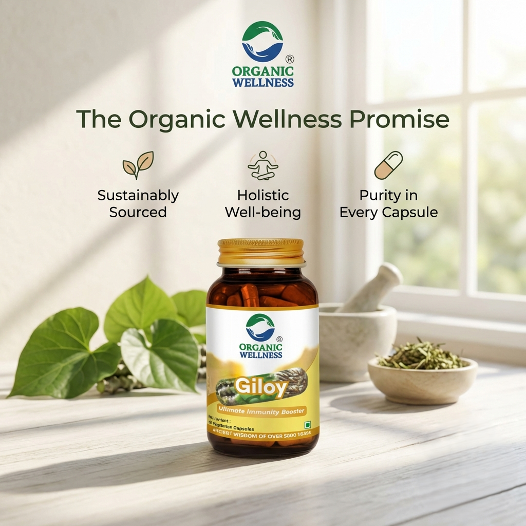 Organic Wellness Giloy Capsules - 90 Capsules