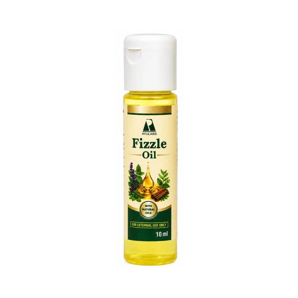 Ayulabs Fizzle Oil | Decongestant & Aromatic Breathing Support Oil | 10 ml