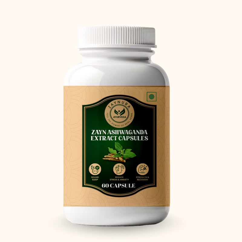 Zaynura Ayurveda Zayn Ashwagandha extract Capsule - 30 Capsules