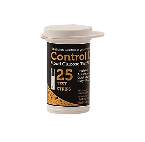 Control D Blood Glucose Test Strip (Only Strips) | Diabetes Monitoring Devices