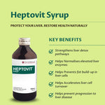 Millennium Herbal Care Heptovit Syrup (200ml Each) - Pack of 2