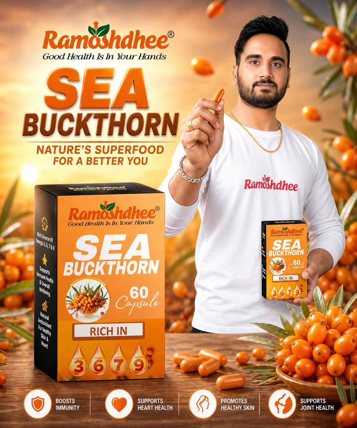 Ramoshdhee Sea Buckthorn Capsules