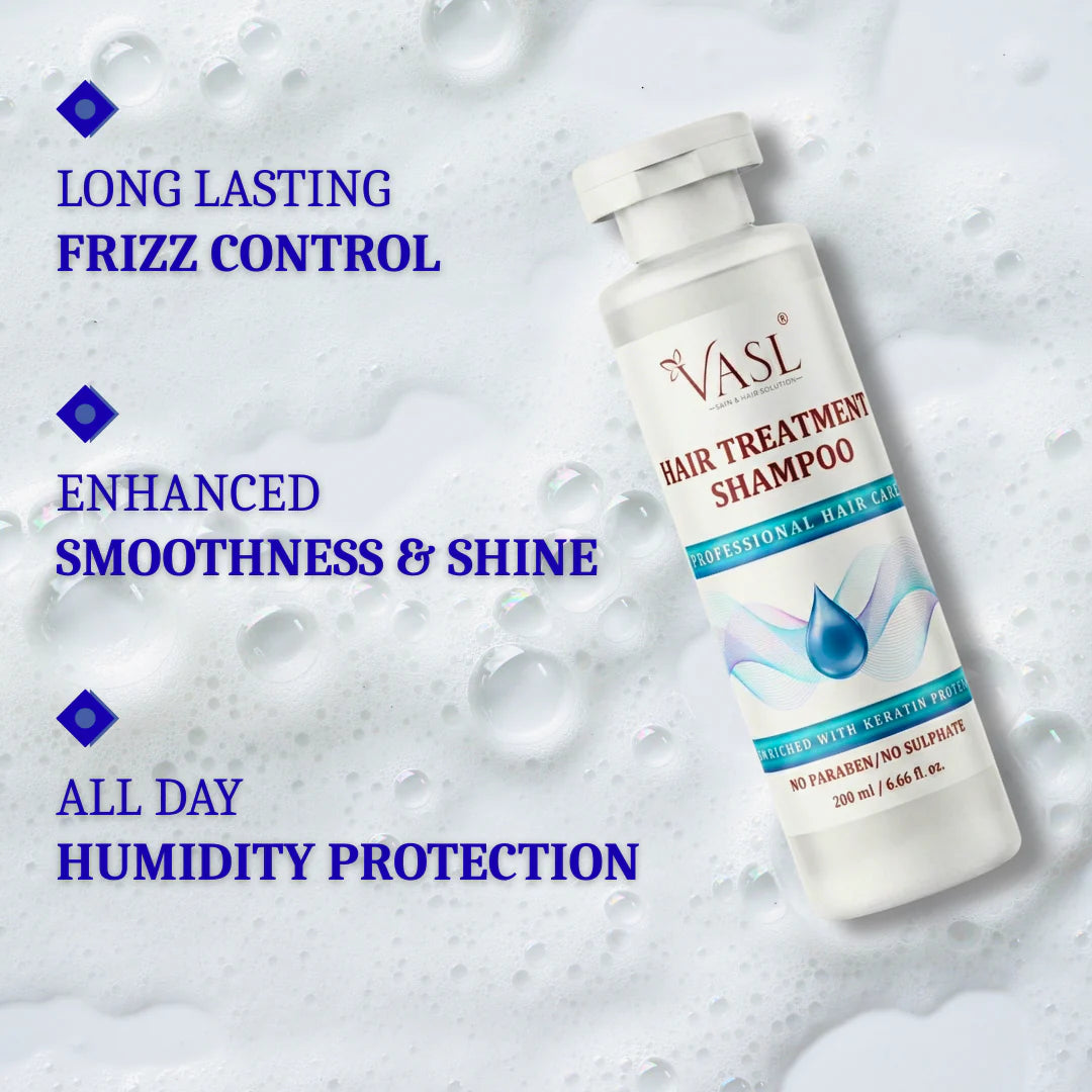 VASL Hair Treatment Shampoo 500ml - Sulfate Free Keratin Shampoo for Silky Hair