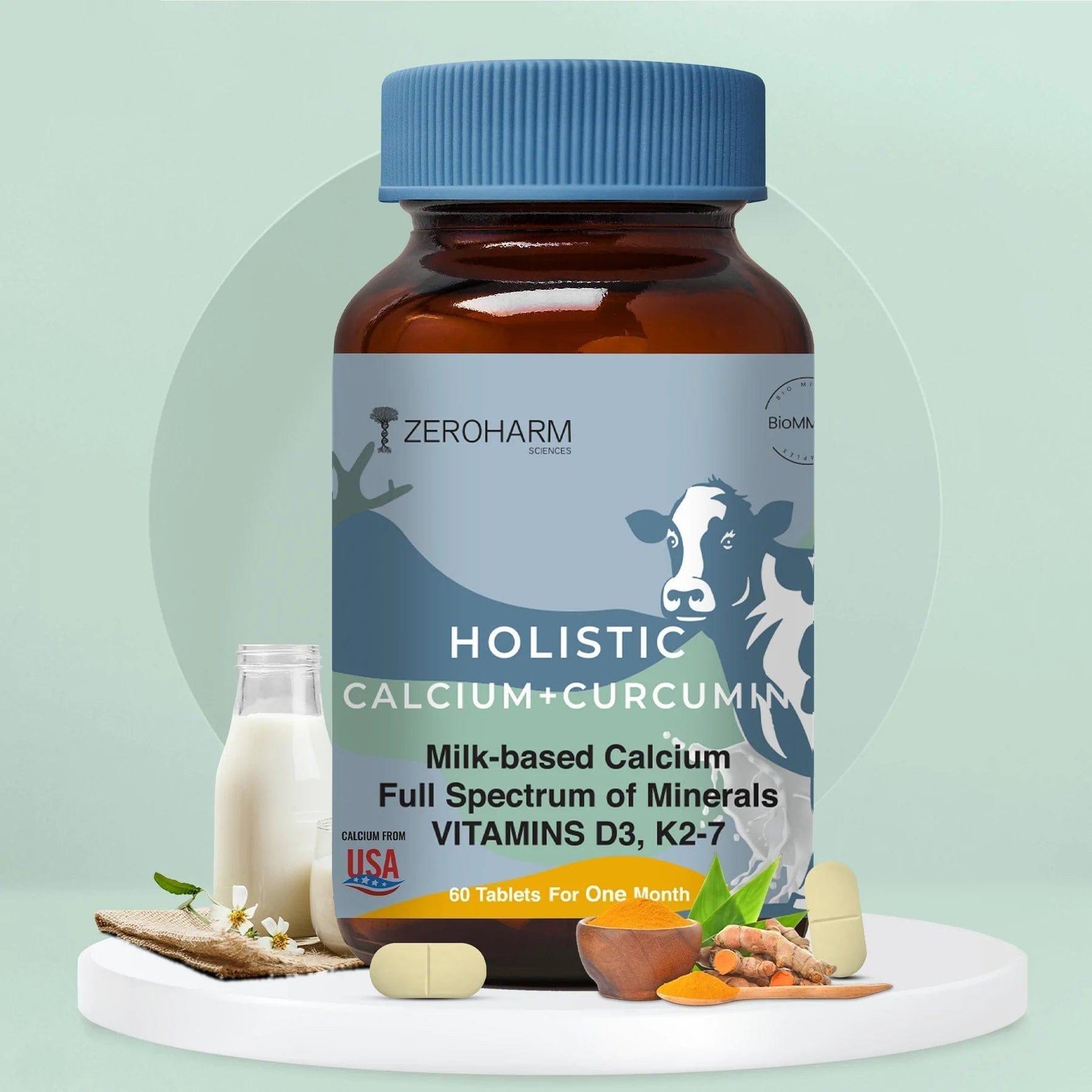 Zeroharm HOLISTIC CALCIUM+CURCUMIN
