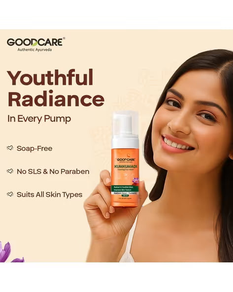 Goodcare Kumkumadi Foaming Face Wash - 150 ml