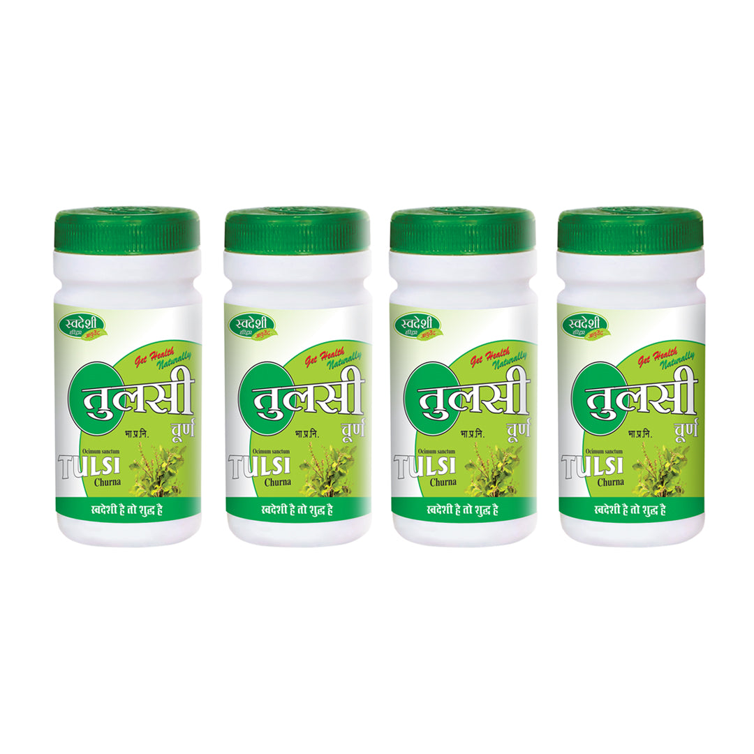 Pack of 4 Tulsi Churna 100gm immunity support & Healthy Heart.