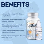 Zenius Migranoxil Tablets And Drops - Migraine Medicine for Migraine and Headache Relief -