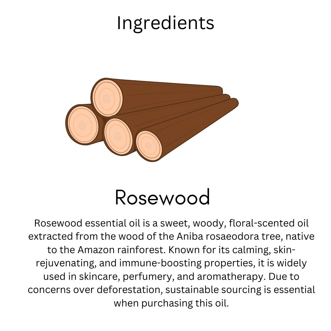 Khadi Rosewood Essential Oil | Pure & Natural Rosewood Oil for Face & Body Care | Essential Oil for Glowing-Looking Skin, Relaxation & Aromatherapy | Floral-Woody Wellness Oil | 15 ml