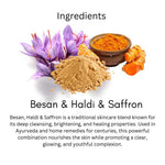 Utkrisht Khadi Besan Haldi Kesar Soap (125g)