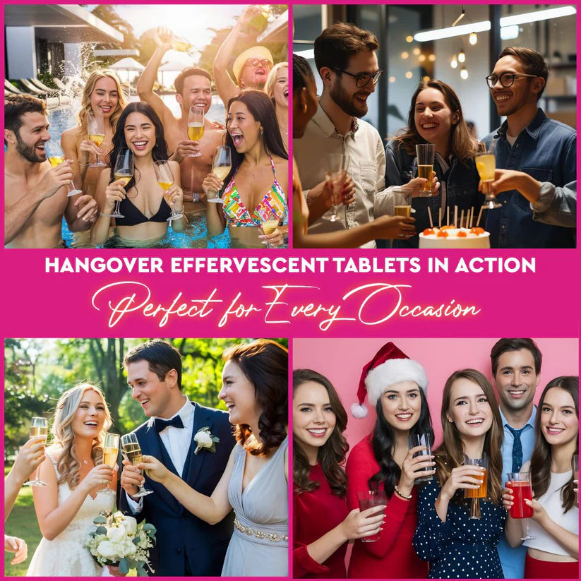 Vitaminnica Pre Booz Effervescent Tablets - Pre & Post Party Recovery Supplement, 20 Count