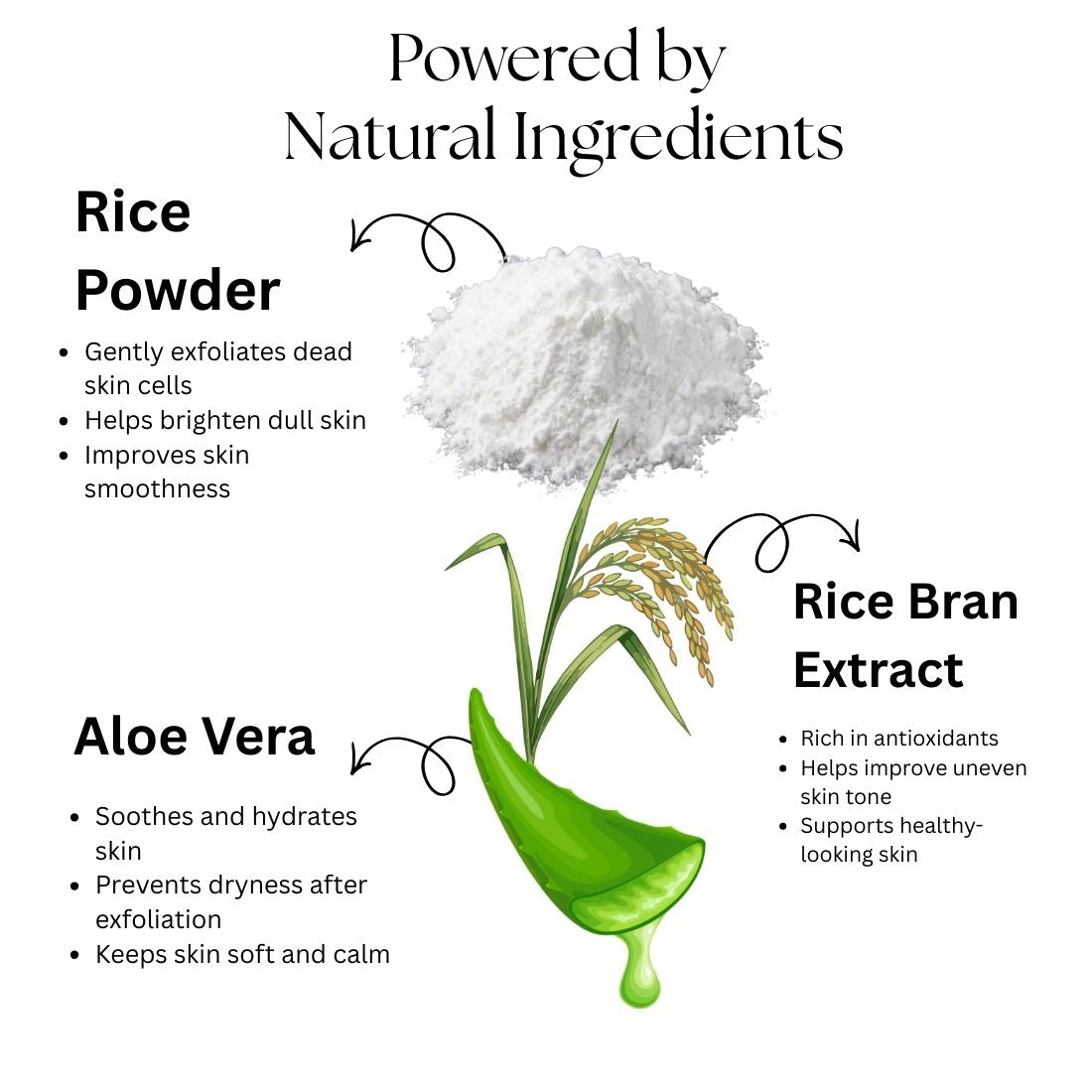 Kayee Ayurveda Rice Face Scrub for Men & Women | Herbal Facial Exfoliating Scrub for Deep Cleansing, Dead Skin Removal & Skin Smoothing | Helps Remove Excess Oil & Impurities | Suitable for Regular Skincare Routine