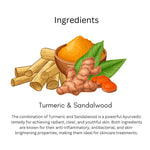 Khadi Herbal Turmeric & Sandal Face Pack (100gm Each)