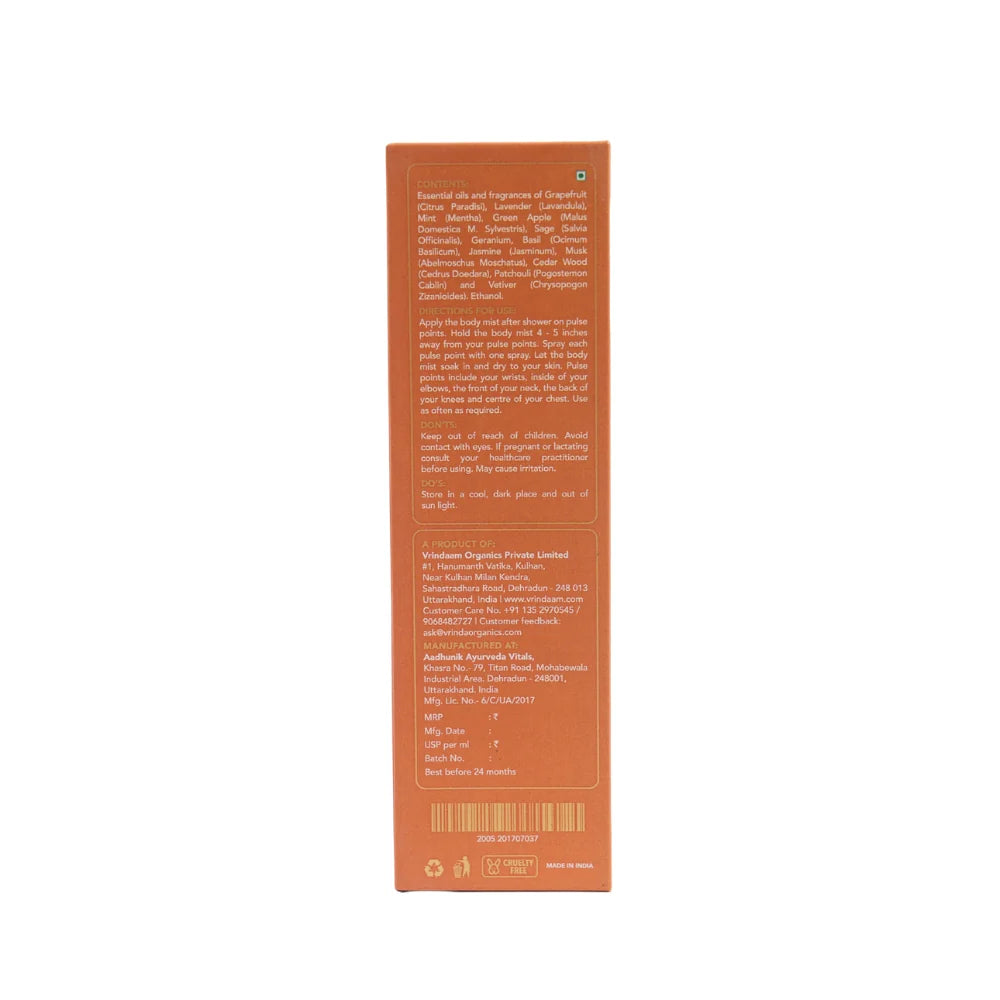 Vrindaam Malwa - Signature Series Body Mist Spray - 50ml