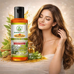 Bhudevam Naturals Khadi Henna Rosemary Hair Oil for Hair Growth & Hair Fall Control- 210ML