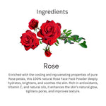 Khadi Rose Powder for Face & Skin | 100% Natural Rose Petal Powder | Skin Soothing & Refreshing Herbal Face Pack | Helps Improve Skin Softness, Glow & Radiance | Gentle Skincare Powder | For All Skin Types | 100 gm