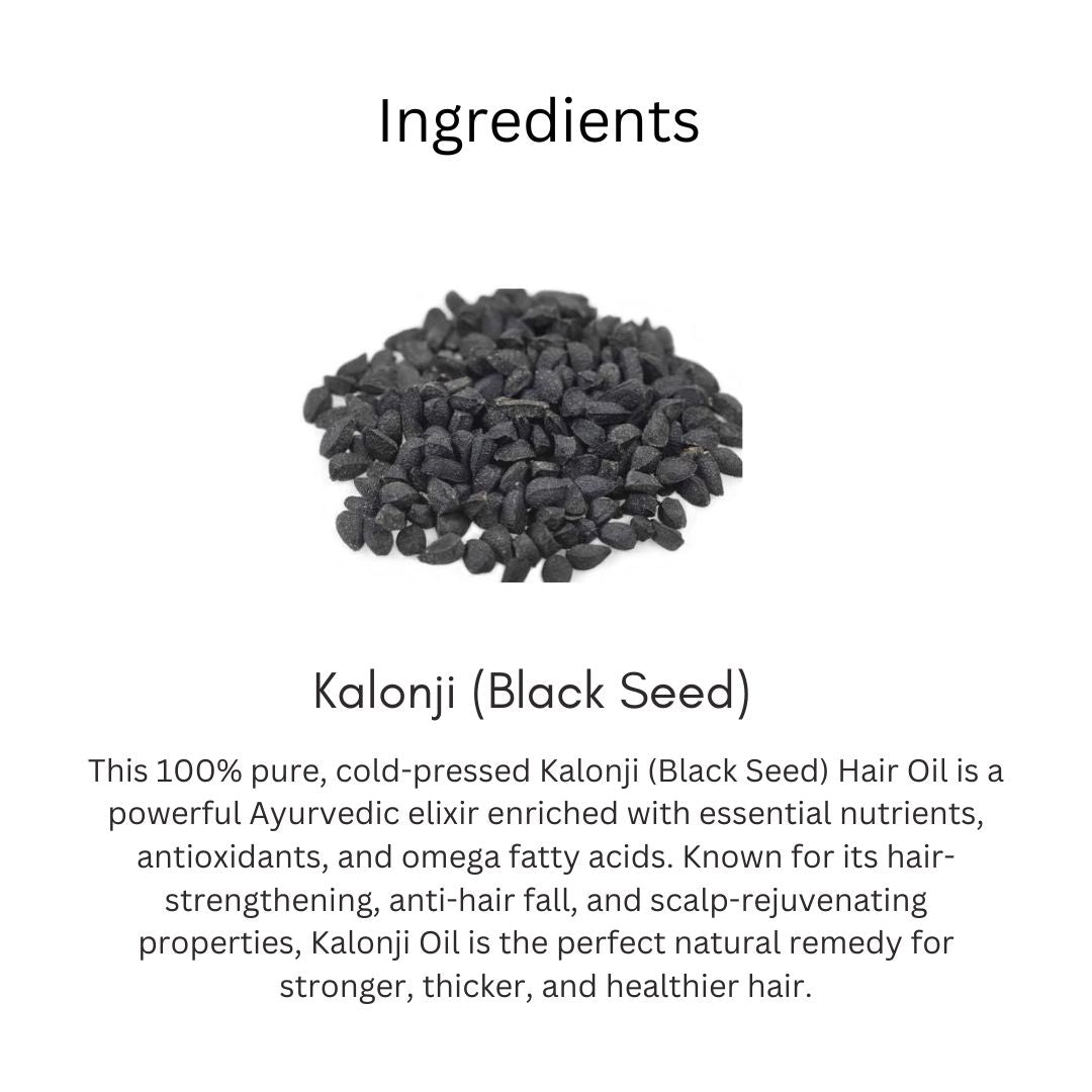 Utkrisht Khadi Kalonji (Black Seed) Hair Oil (100ml)