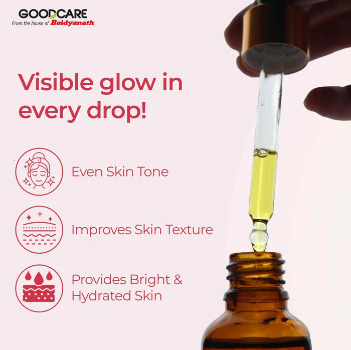 Goodcare Kumkumadi Oil – Ayurvedic Night Serum with Kashmiri Saffron - 30ml