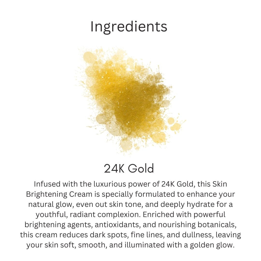 Khadi Essentials 24K Gold Radiant Face Cream (50g) | For Glowing Skin, Age Defying & Firmness