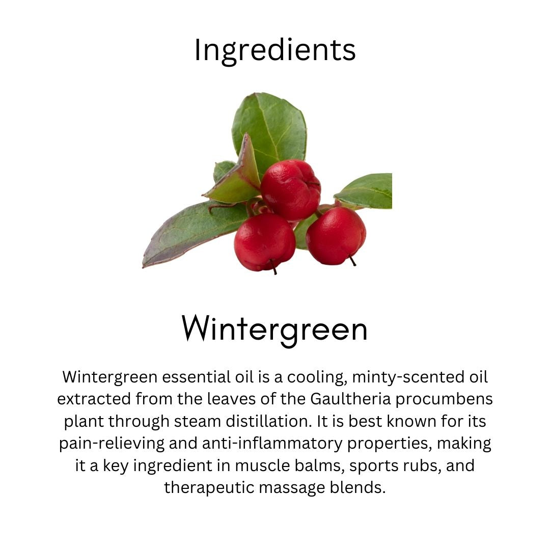 Khadi Wintergreen Essential Oil | Pure & Natural Wintergreen Oil for Body & Muscle Care | Warming Essential Oil for Massage, Joint & Muscle Wellness | Aromatherapy Oil | 15 ml