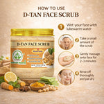 Bhudevam Naturals Khadi De-Tan Face Scrub for Tan Removal – Removes Dead Skin, Brightens Complexion & Improves Skin Texture-150GM