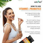 Adorreal Vitamins + Probiotics Capsule | 60 Capsules