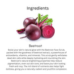 Khadi Beetroot Face Scrub | Natural Exfoliating Scrub with Beetroot Extract | Helps Remove Dead Skin, Dirt & Surface Impurities | De-Tan, Skin Brightening & Radiance Care | Helps Improve Skin Texture & Glow | For All Skin Types | 100 gm