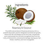 Utkrisht Khadi Pure Rosemary & Coconut Hair Oil | For Hair Growth, Hair Fall Control, Strong, Thick & Shiny Hair